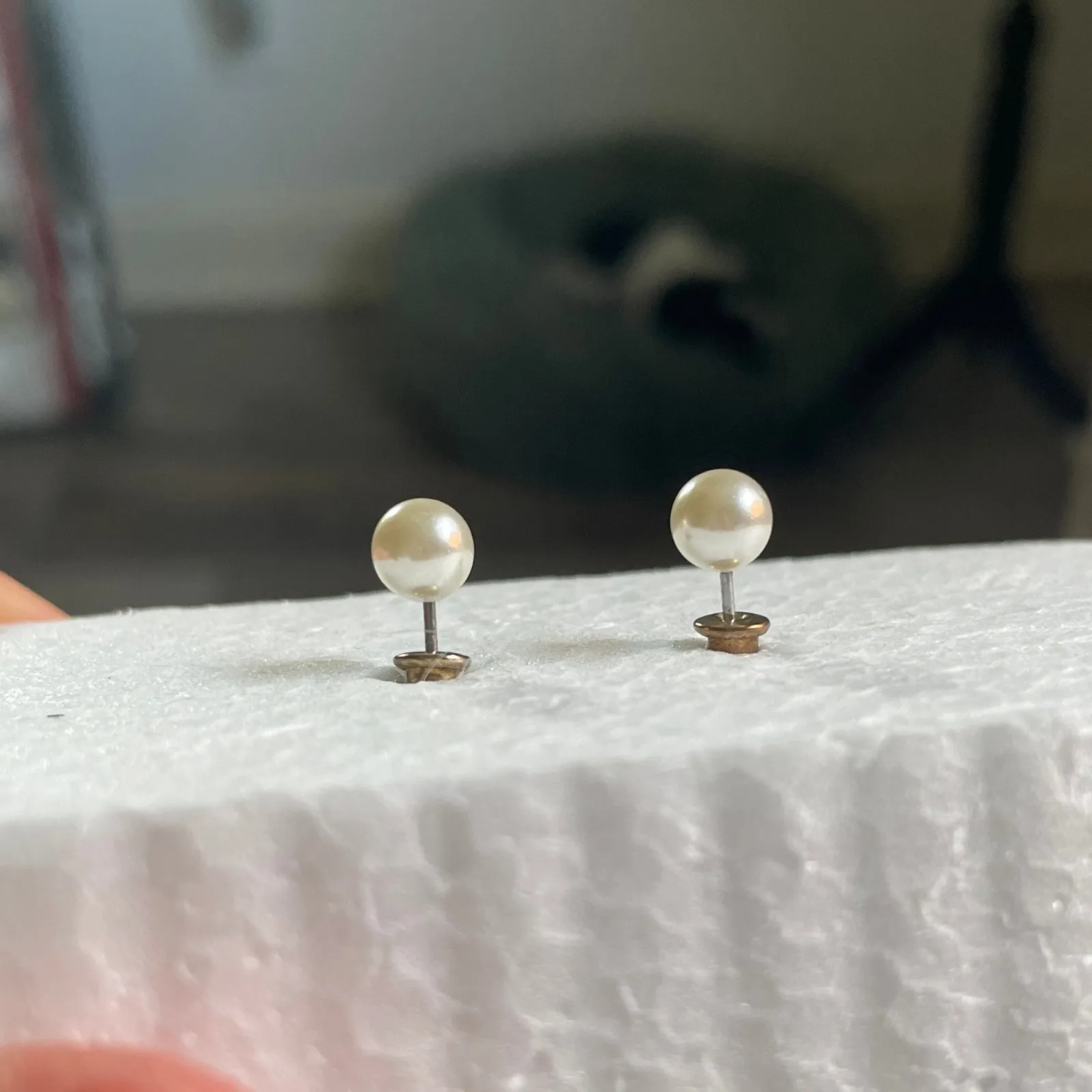 Classic Pearl Stud Earrings for Women Elegant Timeless Simple White - Image 5