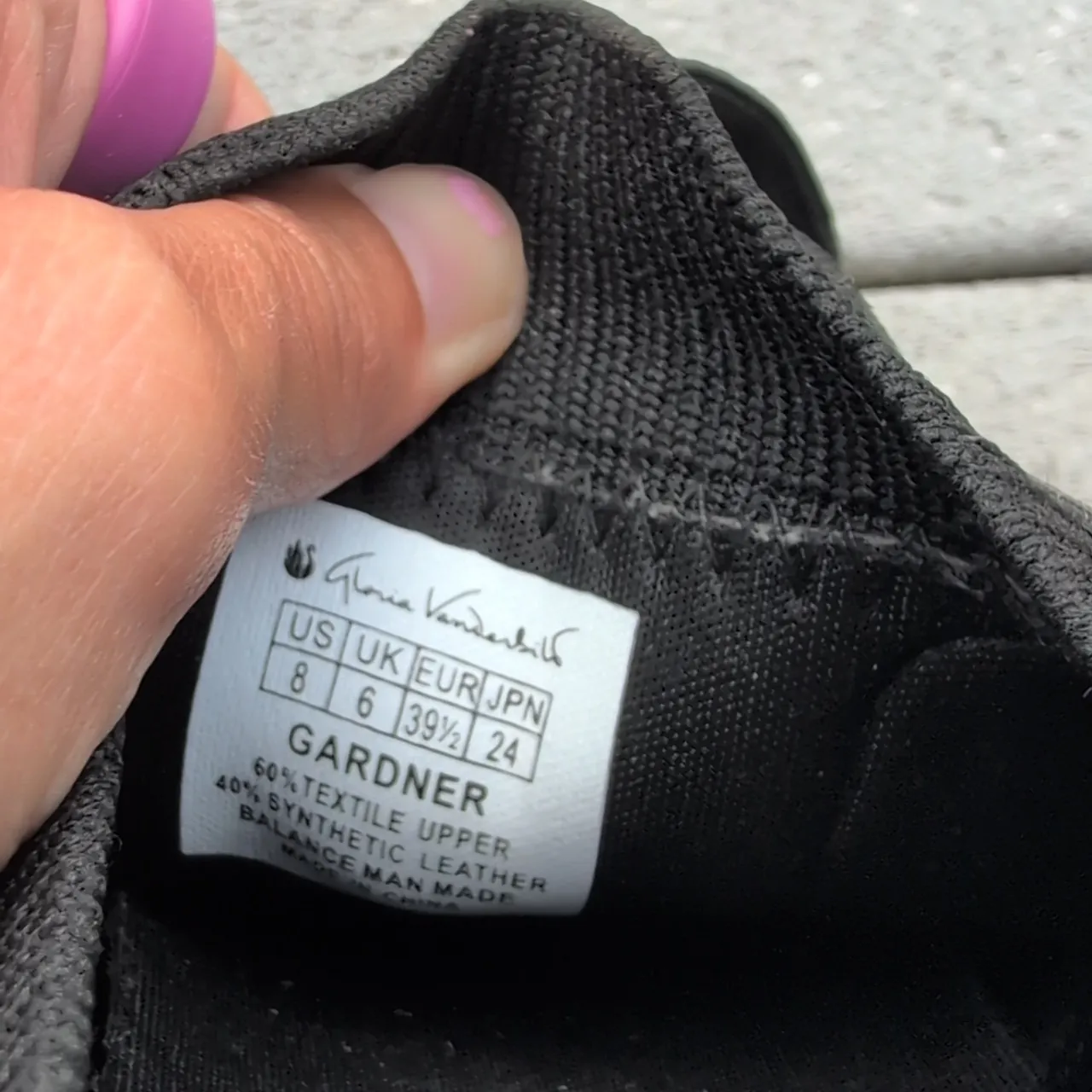 Gloria Vanderbilt Gardner Sneakers | Black Platform Sneakers - Image 9