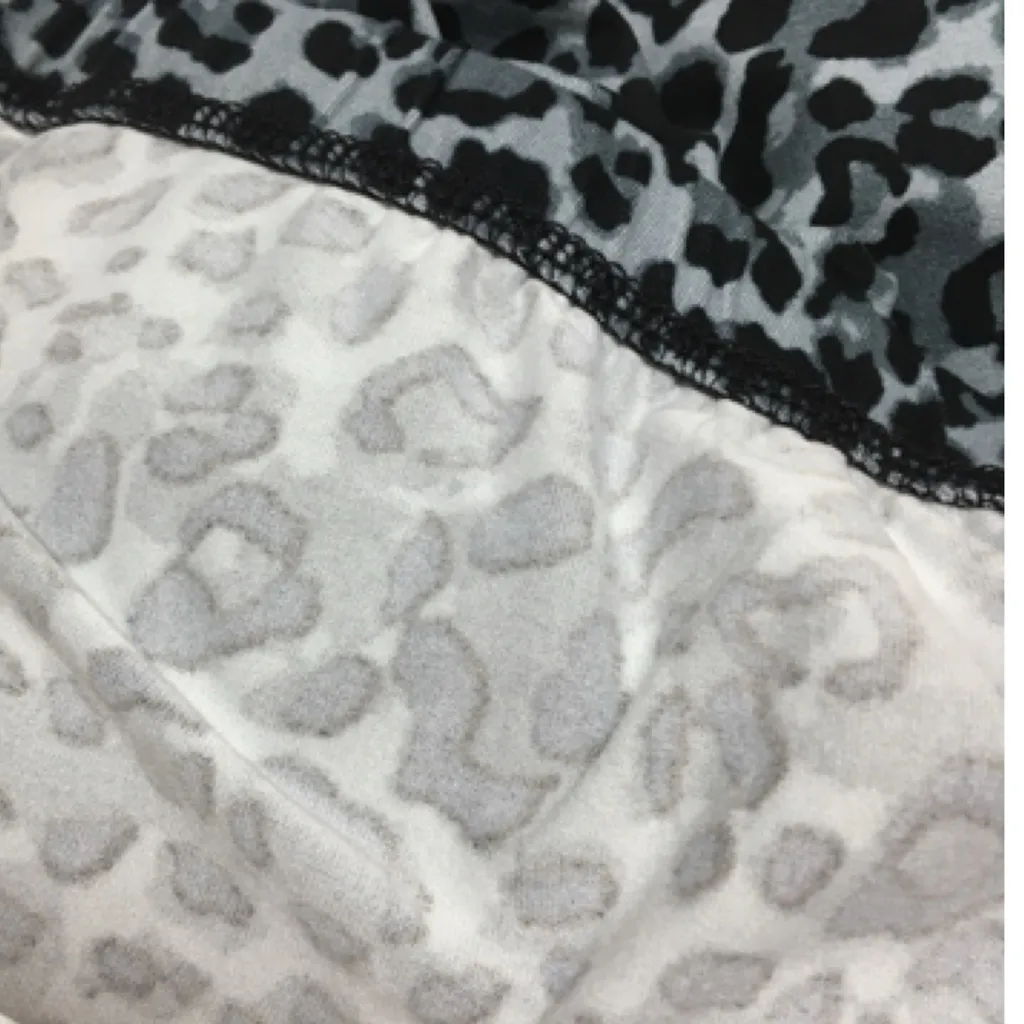 Zenana Gray Leopard High Waist Bike Shorts - Image 7