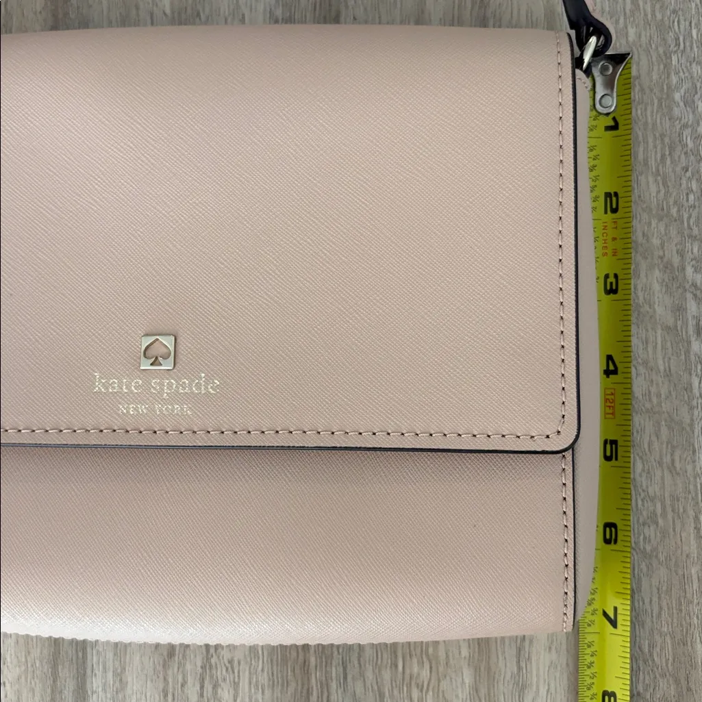 Kate Spade Light Pink Pastel Crossbody Bag Purse - Image 13