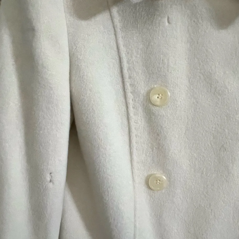 Calvin Klein Cream Button Peacoat Size 4 - Image 7