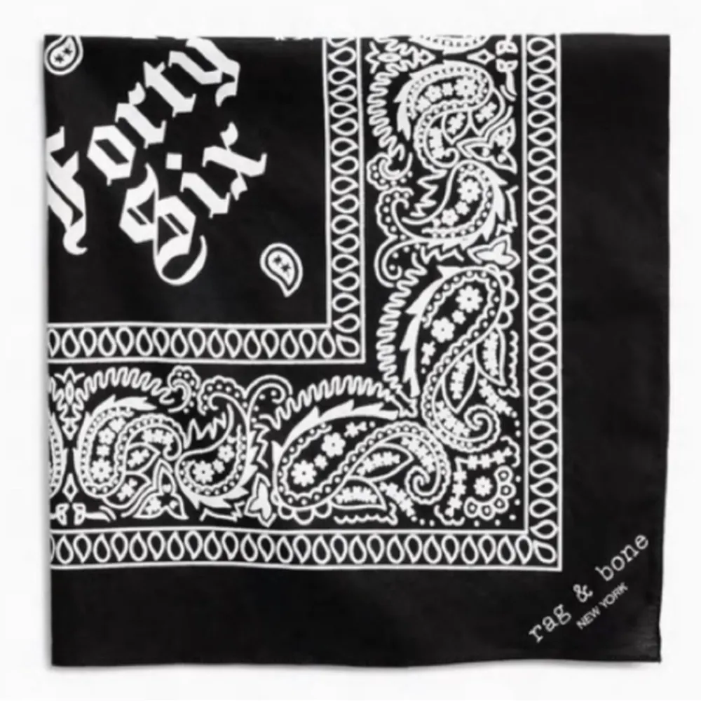 Rag & Bone Limited Edition “46” Bandana - Image 8