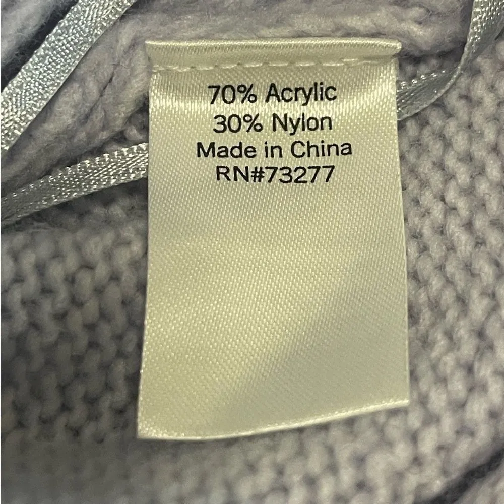 Evri hoodie sweater light pastel purple v neck size 0X Plus or US12W - Image 13