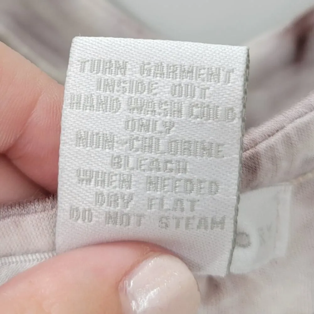 Design History Tank Maxi Dress Womens L Brown Tie Dye Beaded Sequin V Neck Soft - Image 6