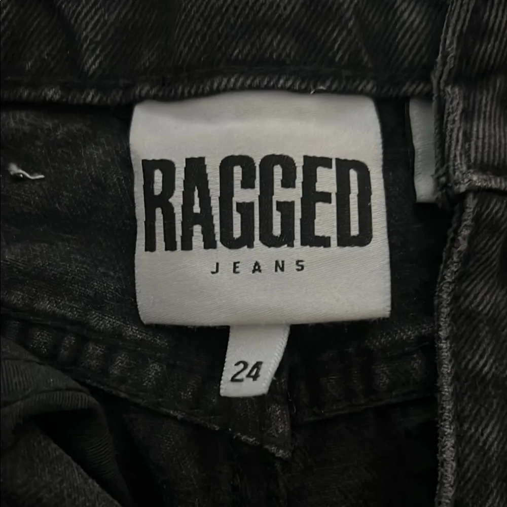 The Ragged Priest Black High Rise Distressed Jeans - Image 3