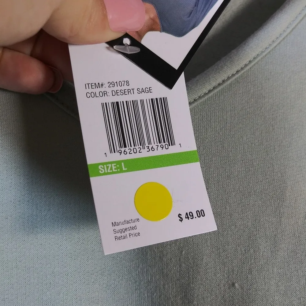 Steve Madden Desert Sage Soft Sweatshirt Size L - Image 7