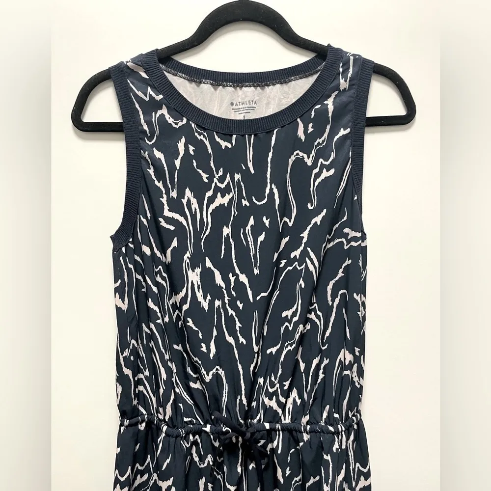 ATHLETA Printed Rincon Dress Voyage Orchid Pink Blue 103 - Image 6