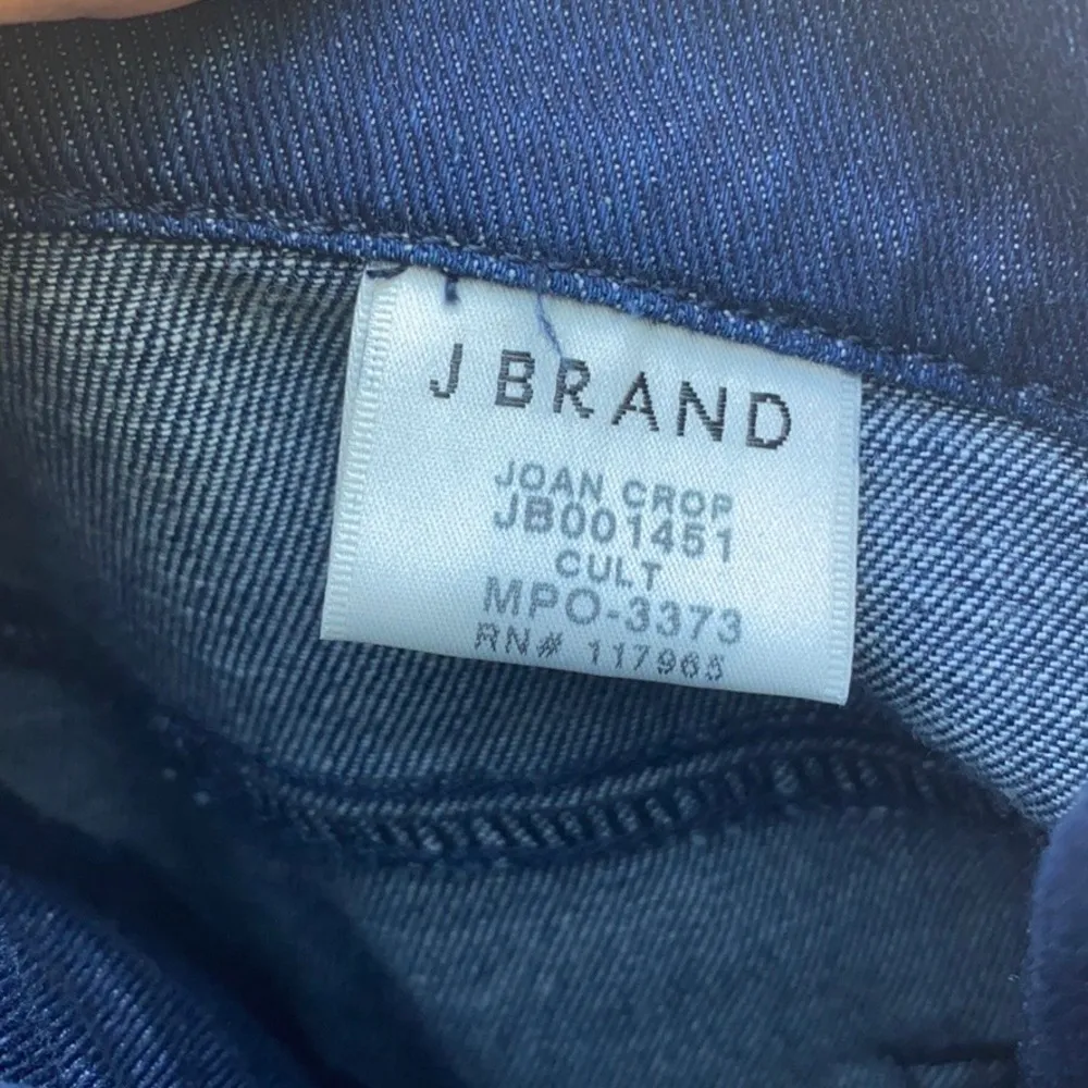 J Brand Womens Size 30 Joan Sailor High Rise Cropped blue Jeans denim - Image 7