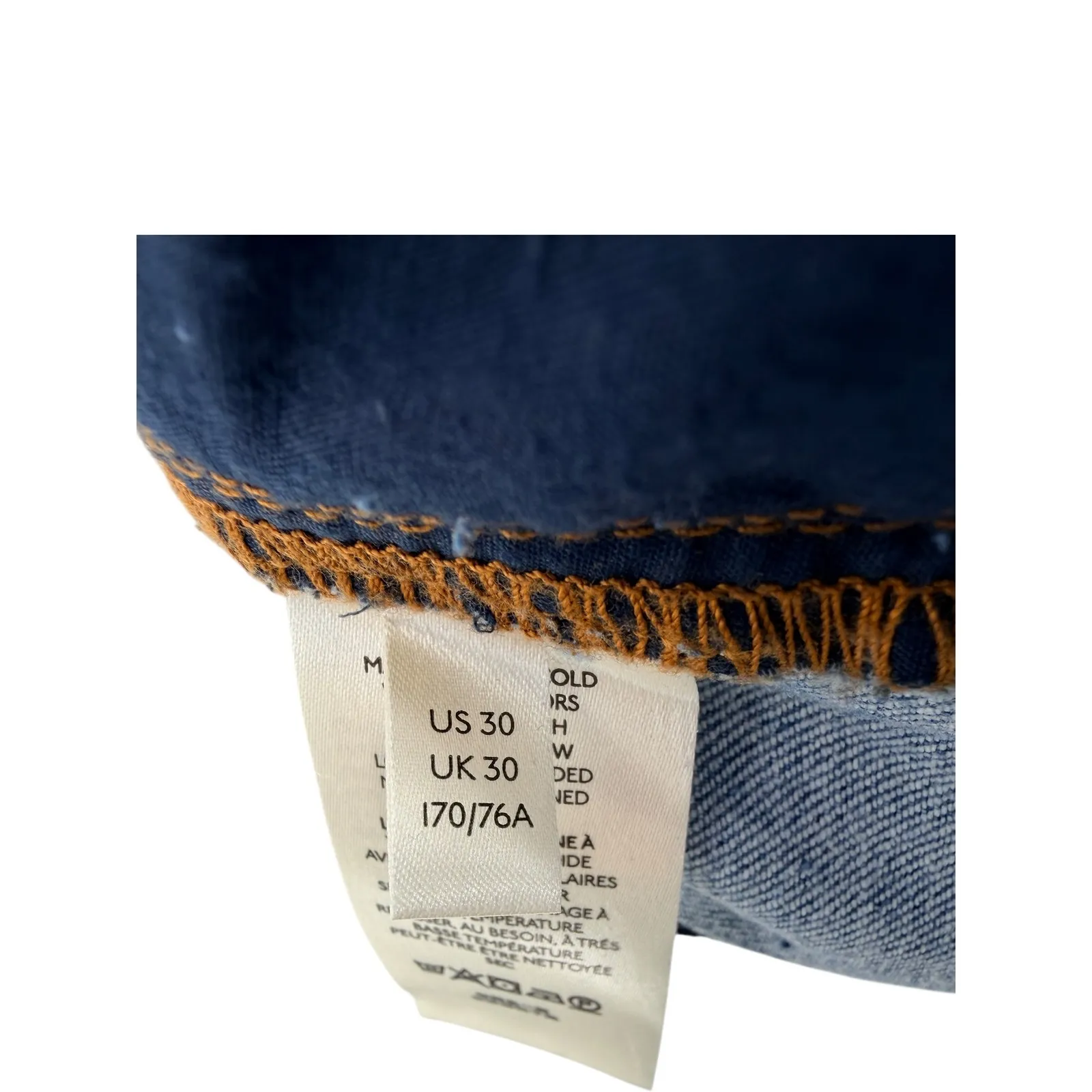 Anthropologie Pilcro Barrel Balloon Leg Jeans Blue Pleated Relaxed Fit Womens 30 - Image 6