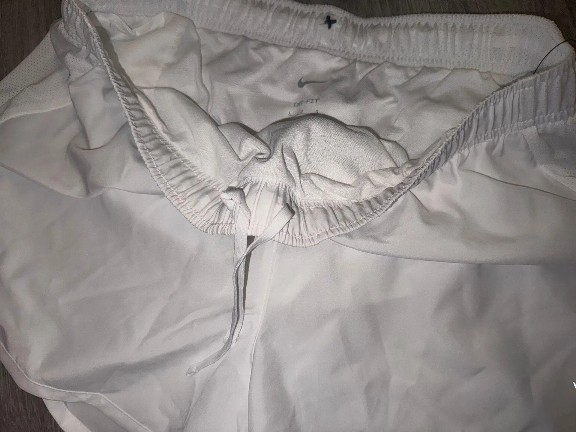 White  Dri-Fit running shorts - Image 4