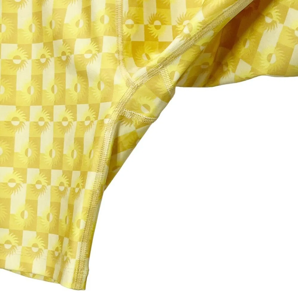 Beyond Yoga Biker Shorts Women's Small Yellow Sun Prism Endurance High Waisted - Image 5