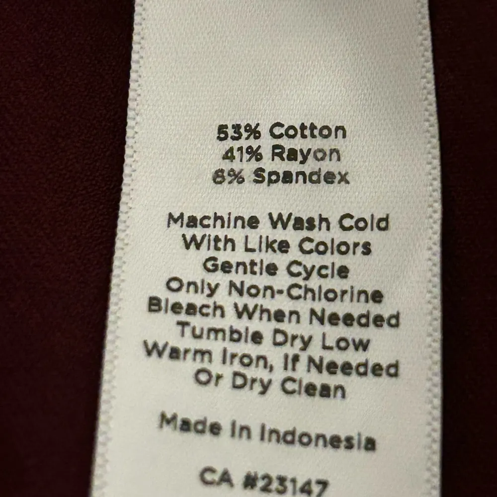 High Waist Slim Curvy Pants Brown Size 16 - Image 9