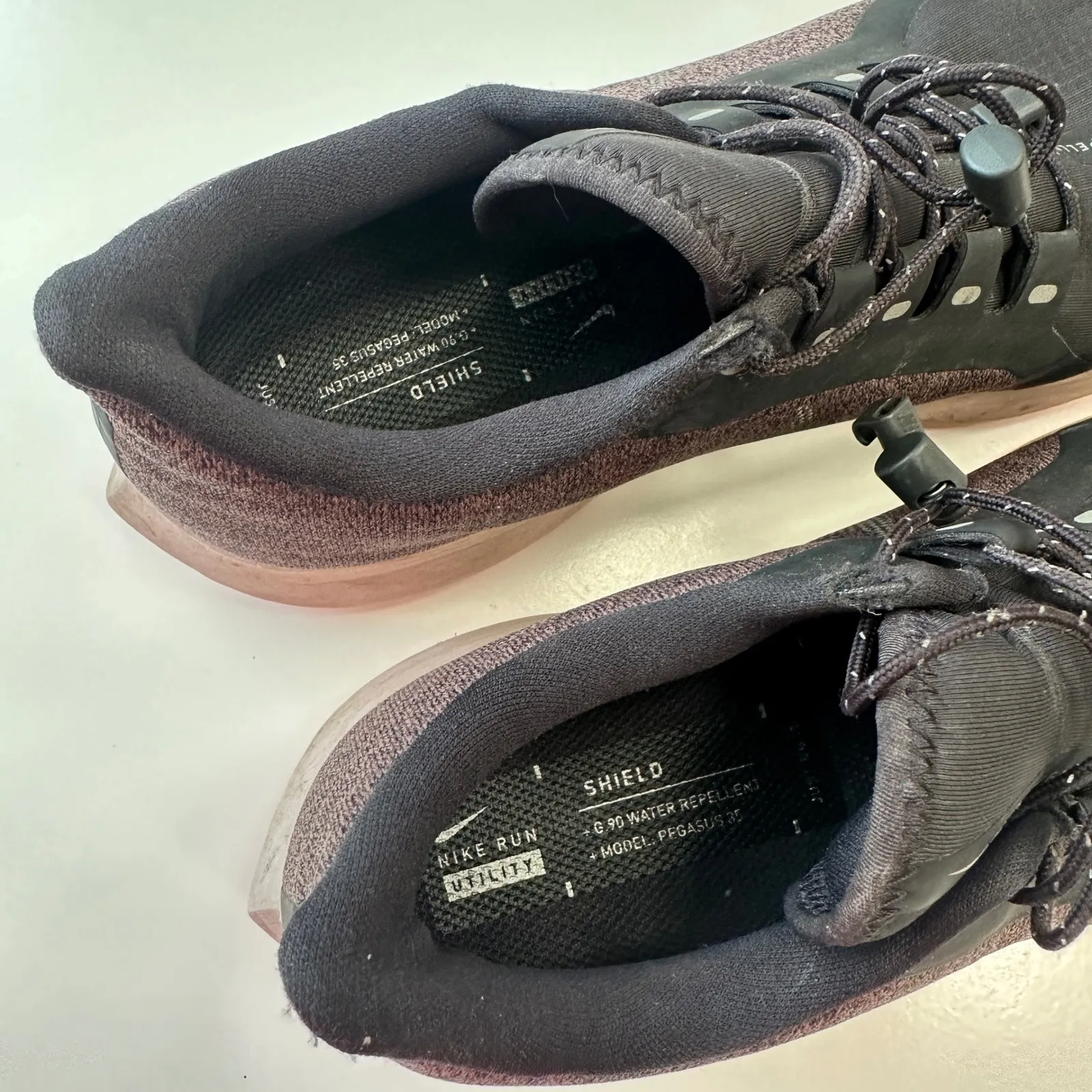 Nike Air Zoom Pegasus 35 RN Shield‎ Oil Grey Women's Size 9.5 Running Shoes - Image 8