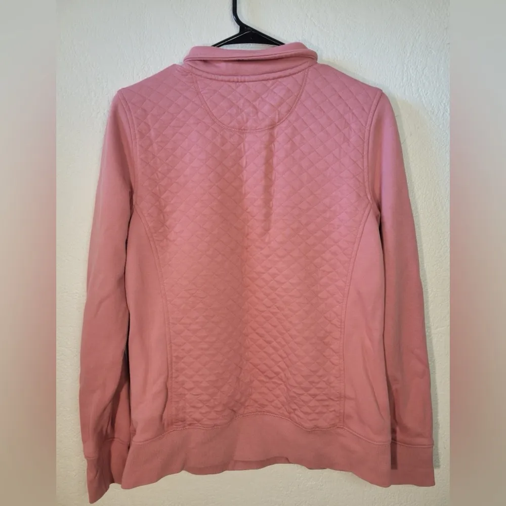 L.L. Bean Quilted Quarter Zip Comfy Pullover - Size Small - Image 2