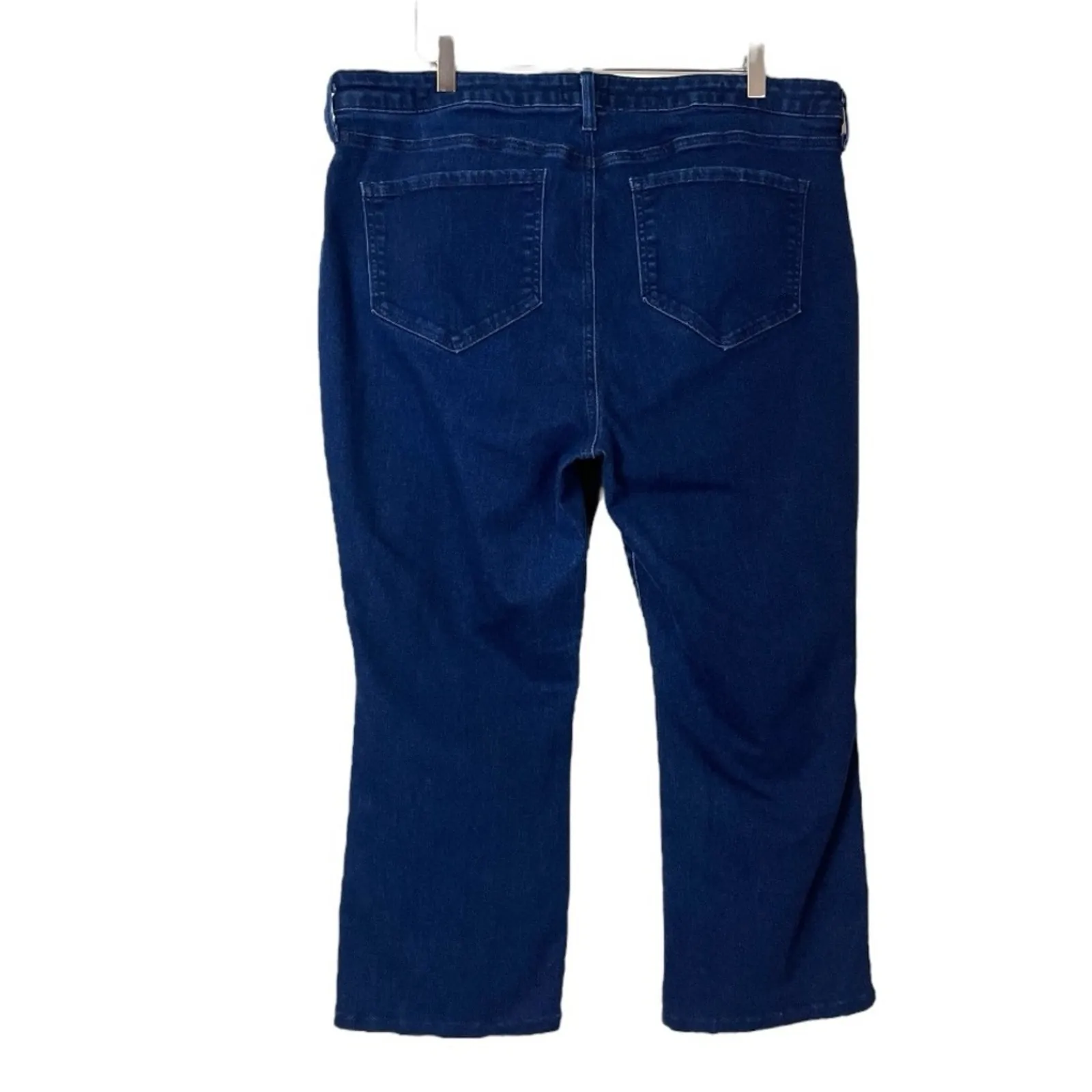 NYDJ Barbara Bootcut Crop Jeans Mid Rise Dark Wash Slimming Women’s Size 18W - Image 2