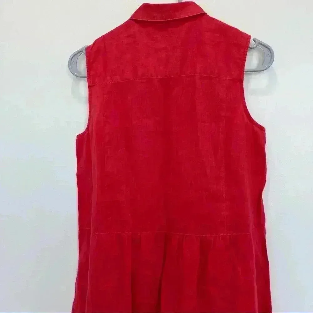 J Jill Love Linen Top Women's Size Xs - Image 7