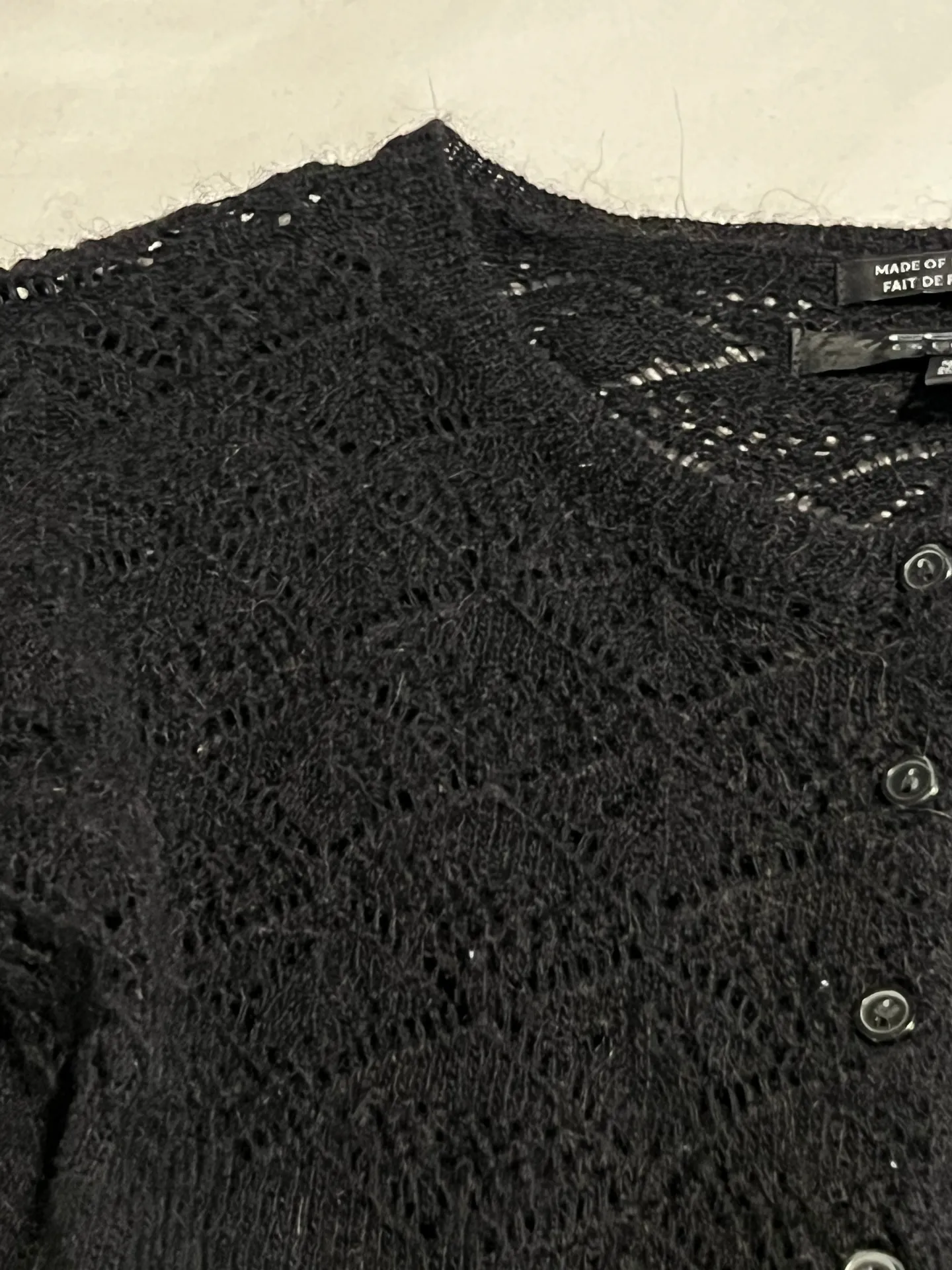 Womens small wool blend Cardigan - Image 5