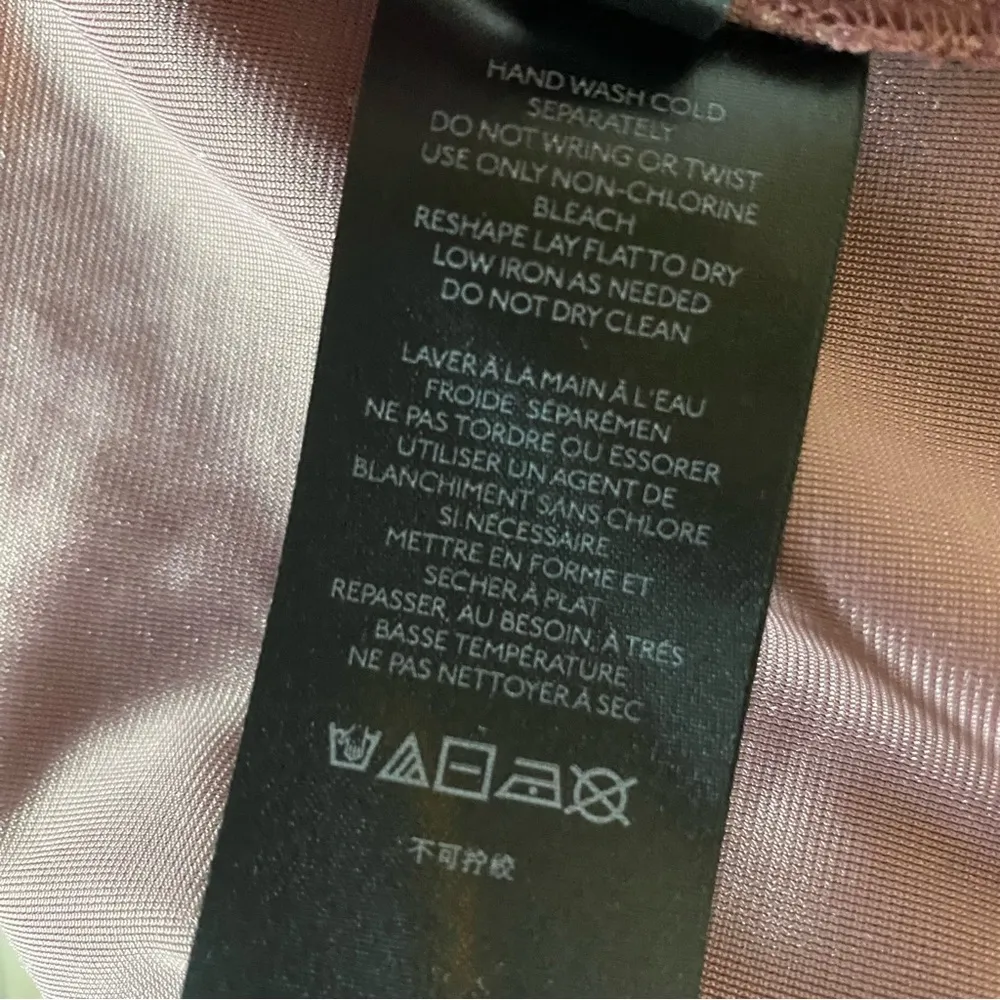 Anthropologie Mock Neck Short Sleeve Crushed Velvet Blouse Small - Image 11