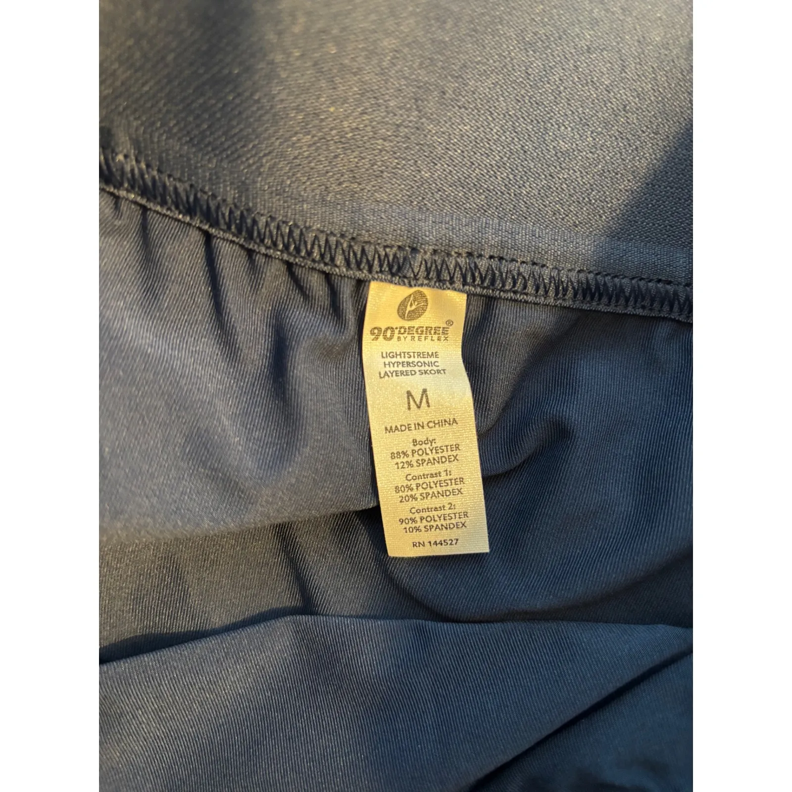 90° by Reflex Layered Skort – Navy Blue Size Medium NWT MSRP $58 - Image 3