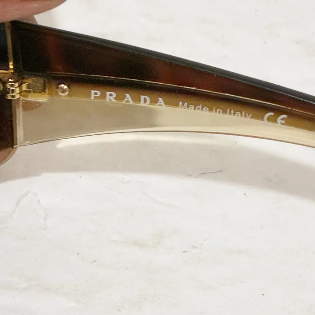 Prada  Rimless Shield Gradient Sunglasses Womens FLAWED - Image 5