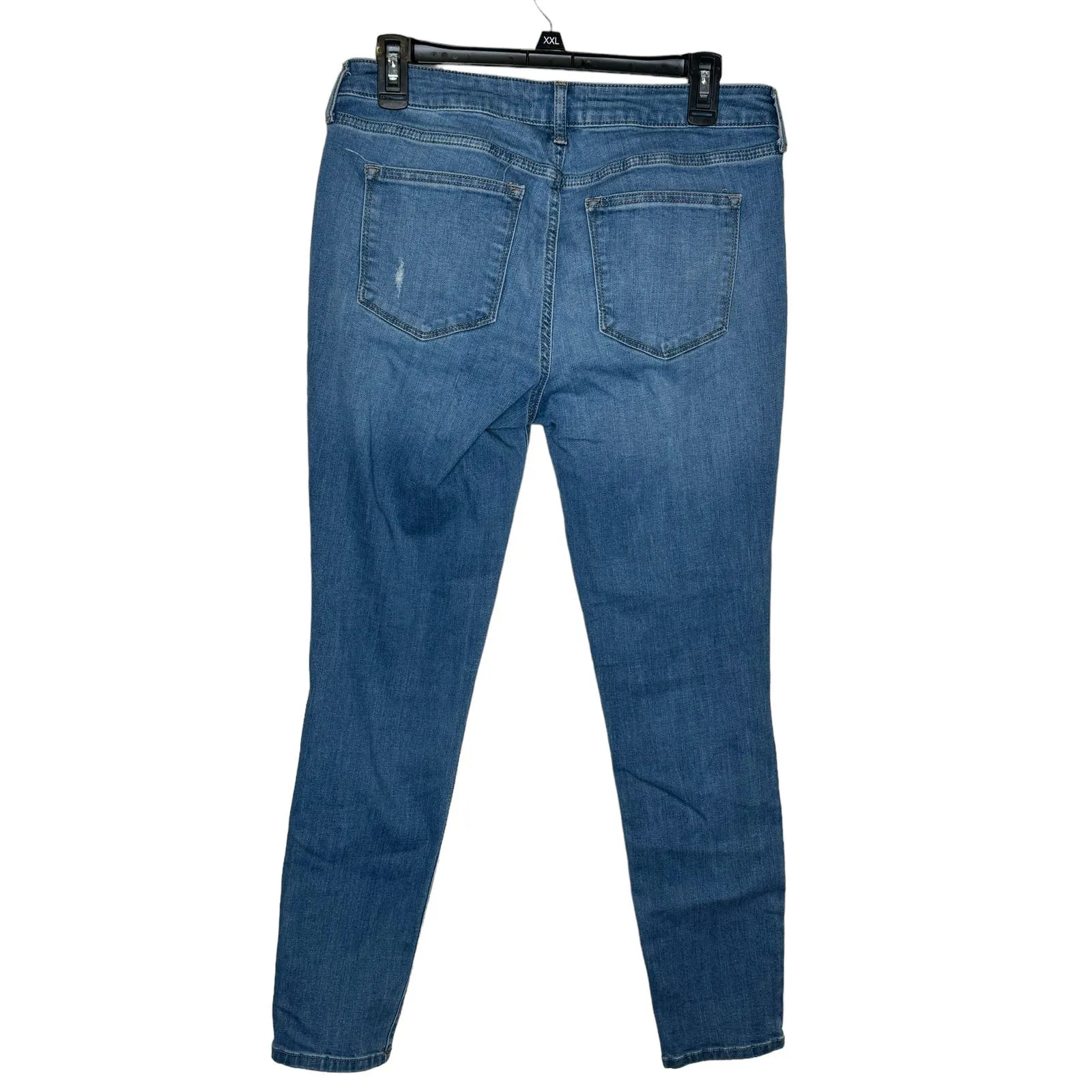 Sonoma Women's‎ Jeans Stretch Slim Straight Leg 5-Pocket Mid-Rise Denim Blue 30 - Image 10