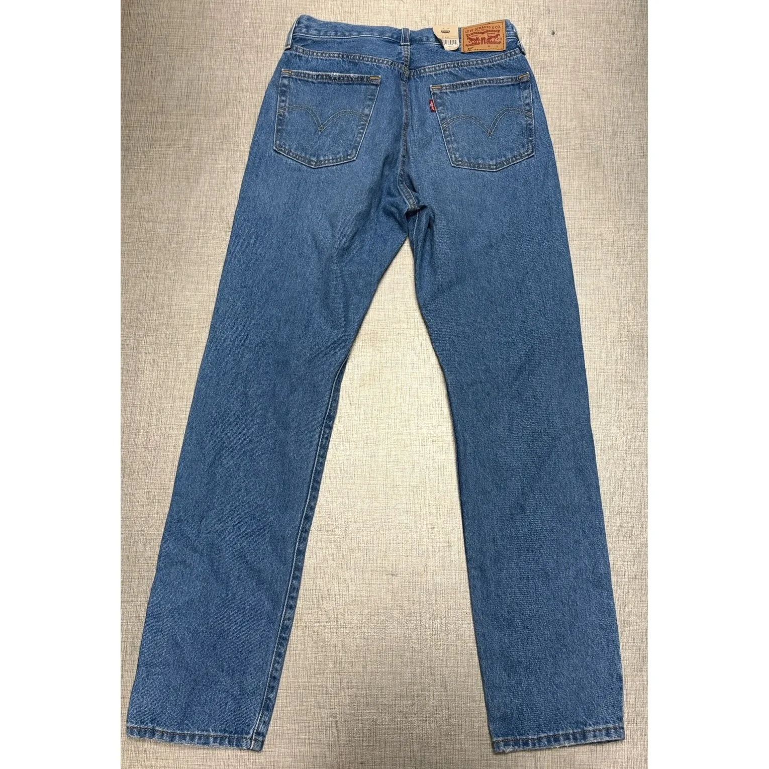 Levis 501 Original Fit Womens 27 x 32  NWT Disstressed Jeans - Image 2