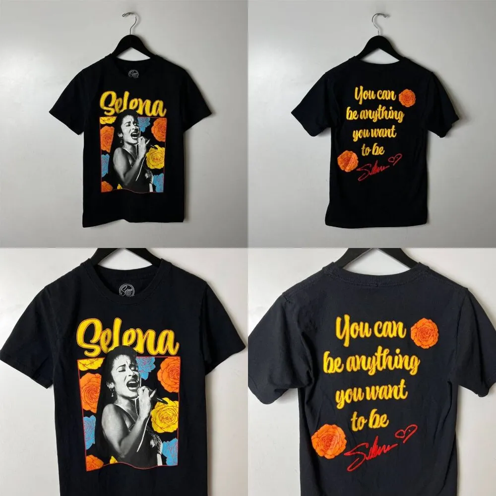 Selena Quintanilla Official Merchandise Black T - Image 10