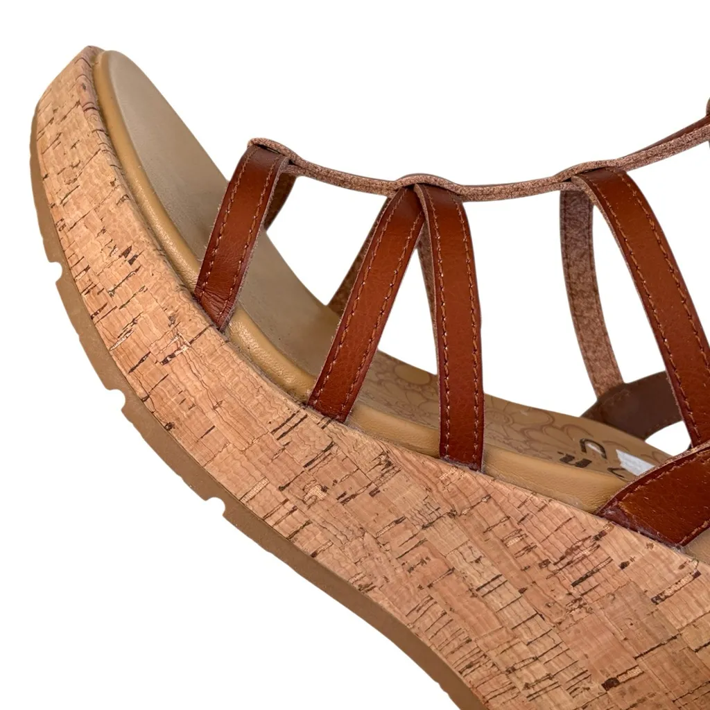 Like New Blowfish Bahamas Wedge Sandals Brown Size 11 - Image 5