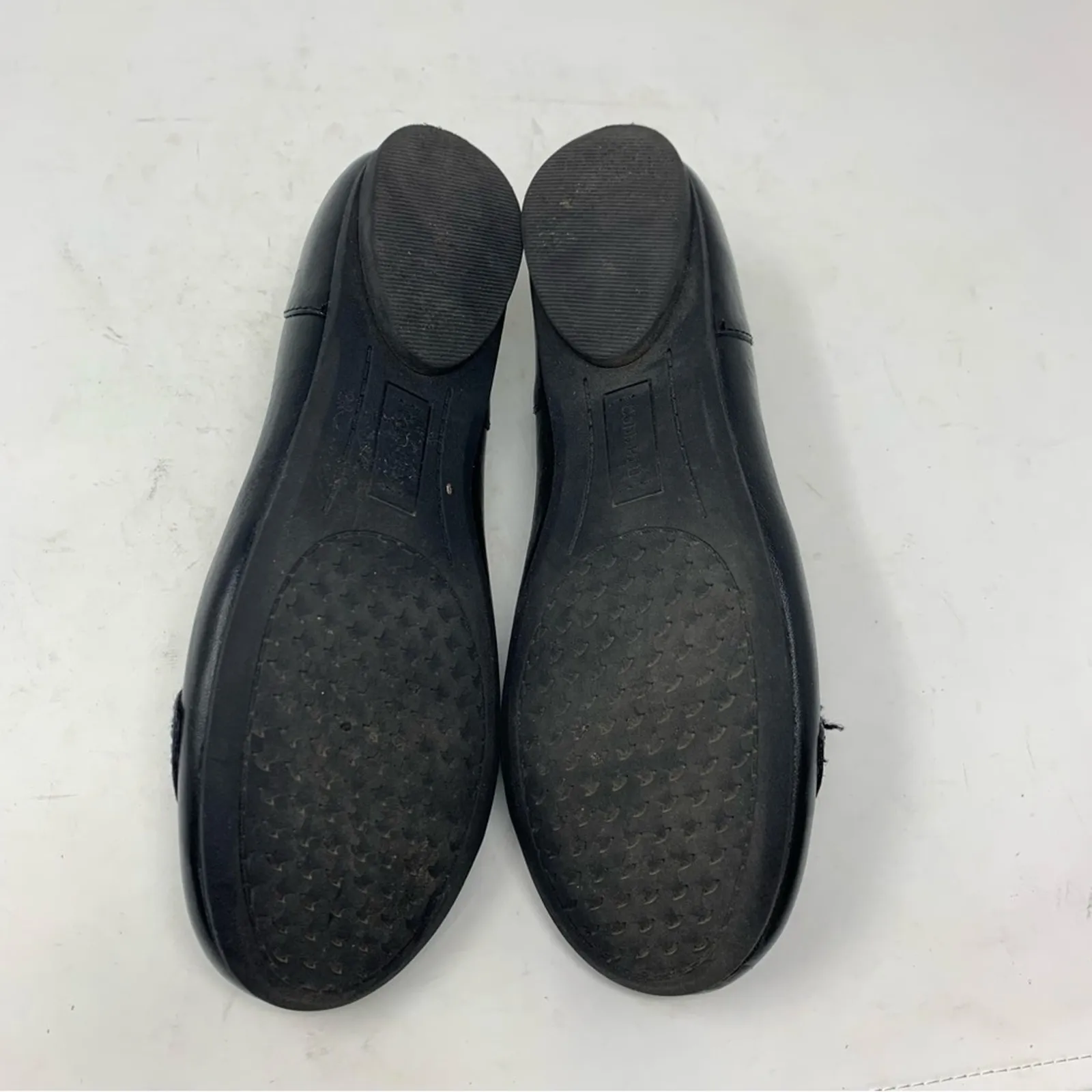 Rockport Cobb Hill Emma 10 N Black Leather Flats Classic Comfort Shoe - Image 7