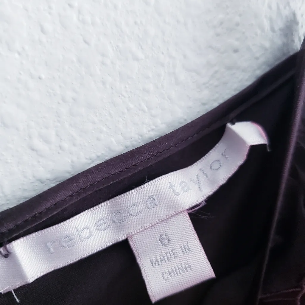 Rebecca Taylor Silk Lacey Tank Top - Image 5