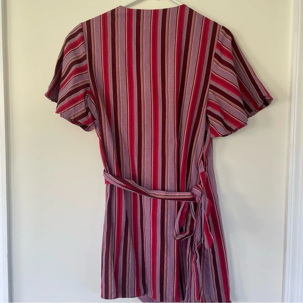 Revolve The Jetset Diaries Sundowner Mini Wrap Dress Size M - Image 12