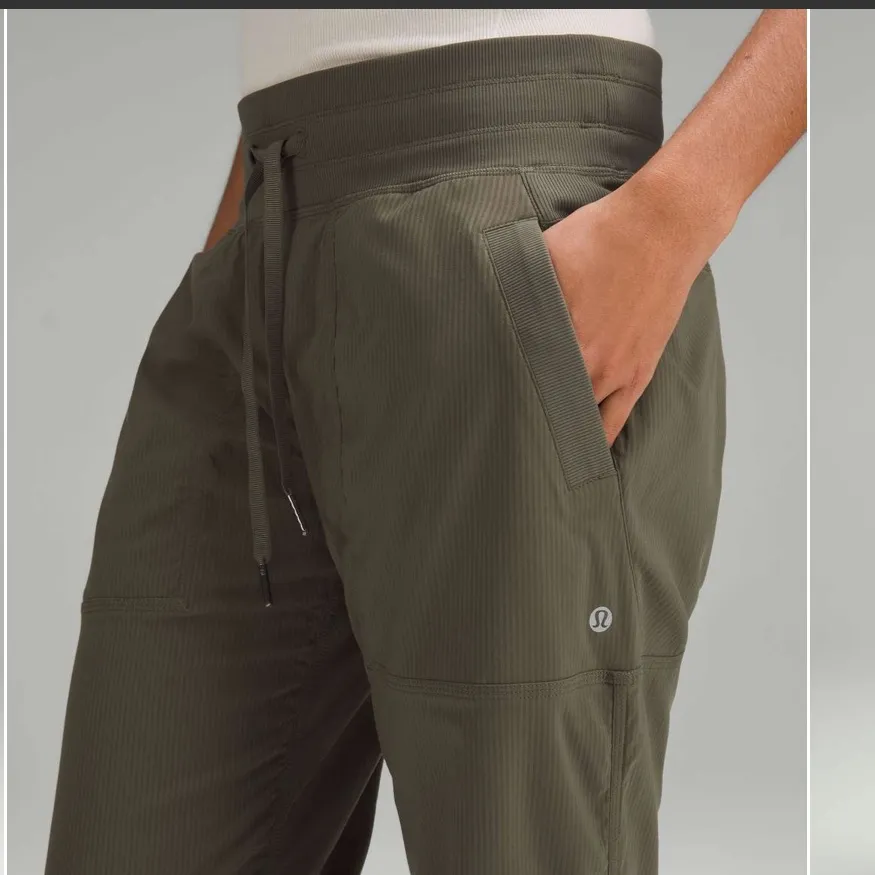 Lululemon Dance Studio Mid-Rise Pant *Full Length in Army Green W2114 Sz 4 - Image 4