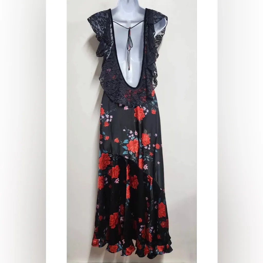 - Free People Warm Hearts Midi Dress Size M. B27 - Image 6