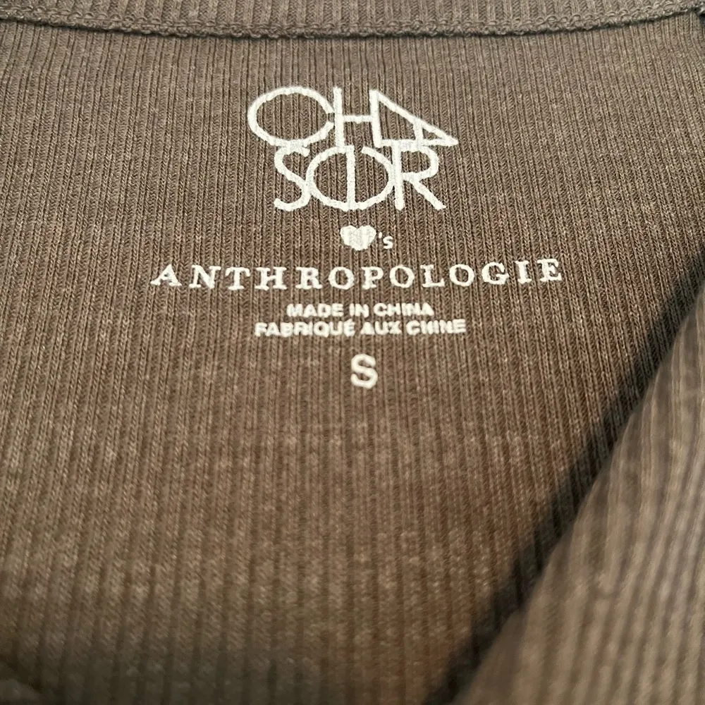 Chaser by Anthropologie Ribbed dark green sweater size S like new - Image 3