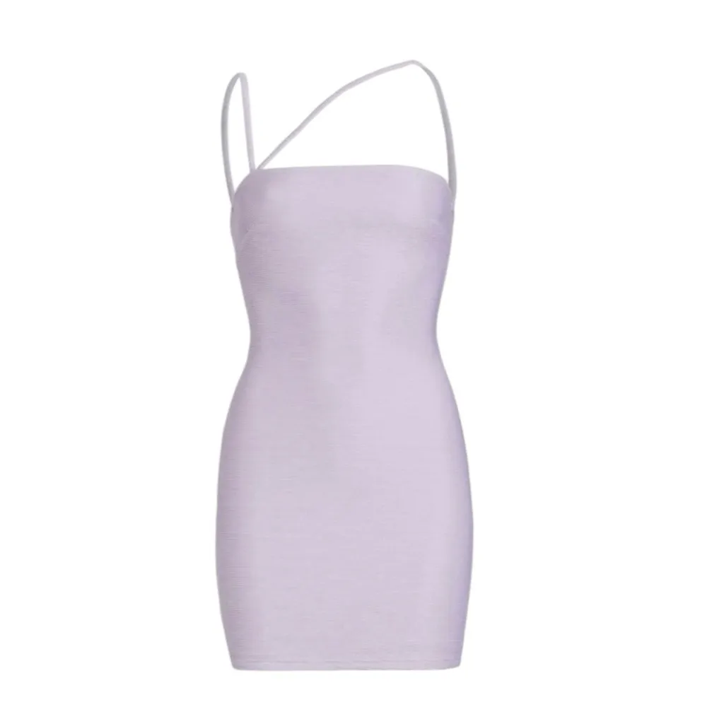 Rumer the Label Lilac Ribbed Penelope Mini XS Lavender‎ Dress Purple - Image 4