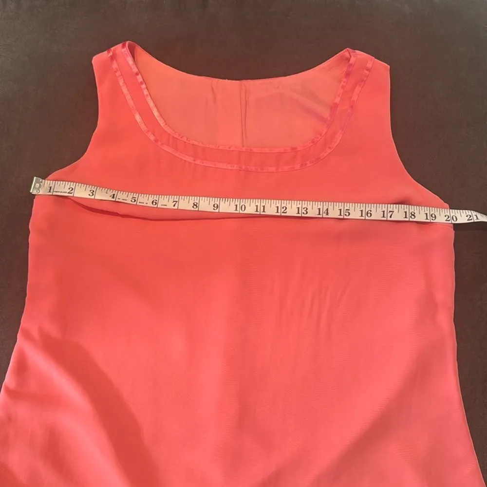 Women’s Chiffon 3 Piece Pants Suit Long Jacket Formal Party Wedding Size 16 NEW Pink - Image 10