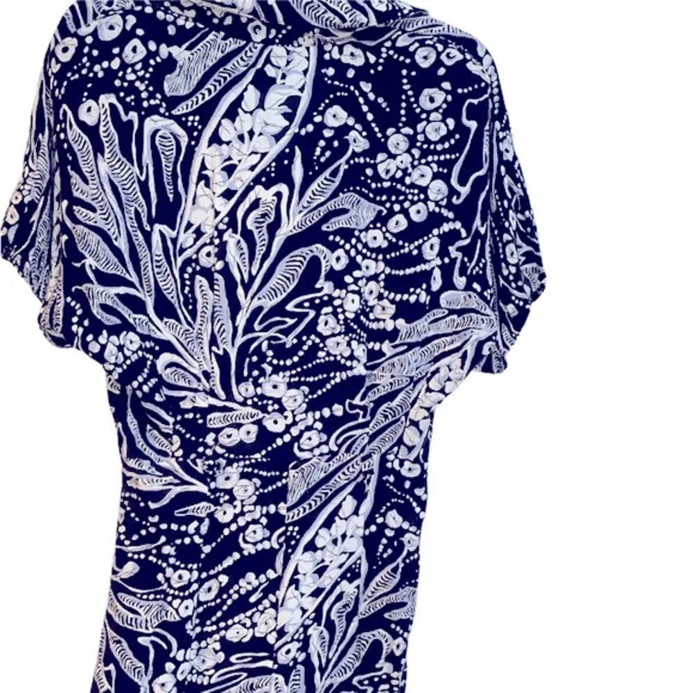 Vintage floral dress size 10 Black - Image 5