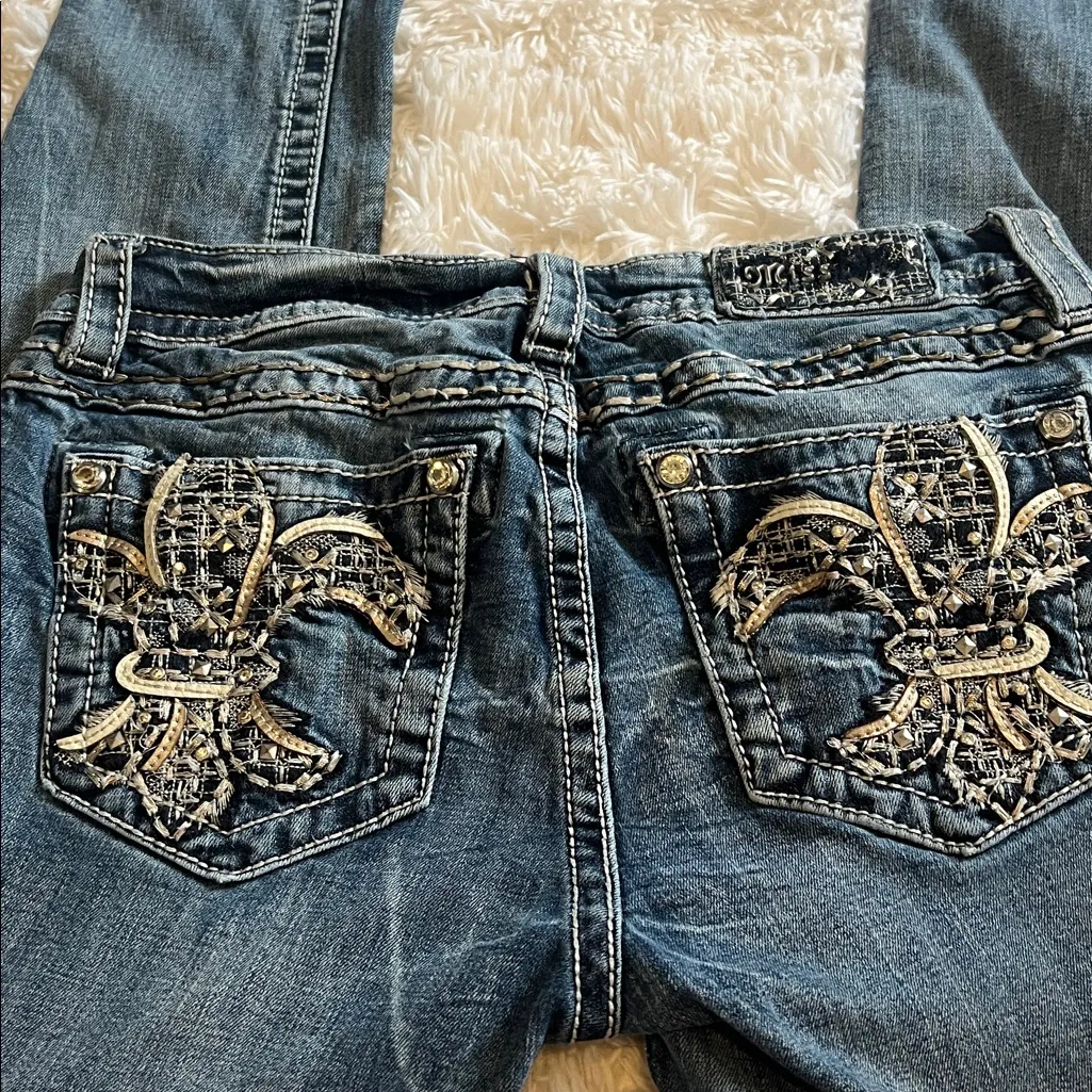 Miss Me Standard Skinny Jean Medium Wash 28 x 33 GUC - Image 8