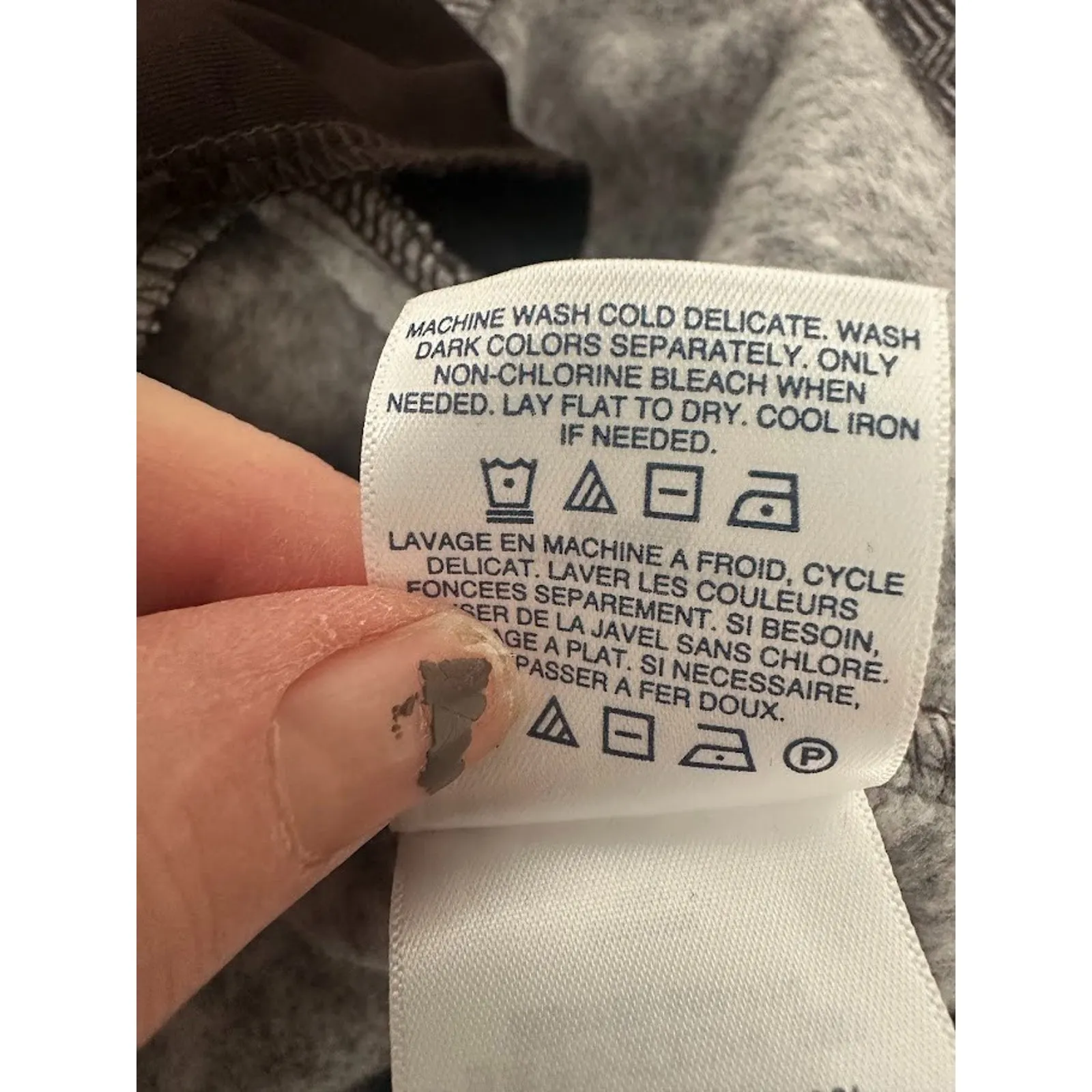 Lands End Sweatshirt Herringbone Blazer Jacket Womens Size 3X Brown White Career - Image 6