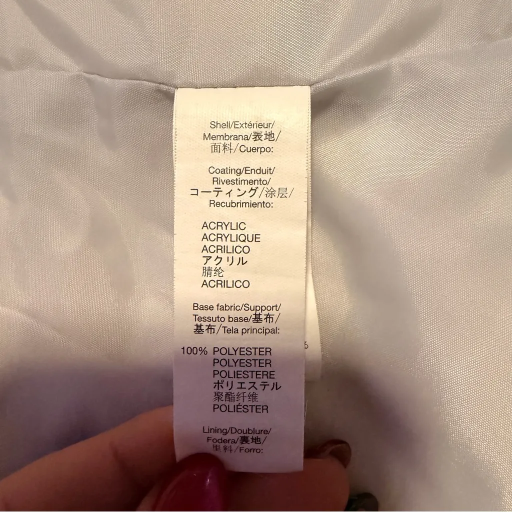 Gap Puffer Vest Womens XS Gray/White Full Zip Cold Control - Image 3