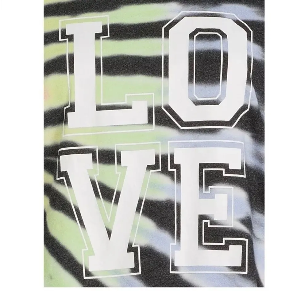 No Boundaries Womens Screen Print Tie Dye Short Top  Size Medium 7-9 Juniors New - Image 3