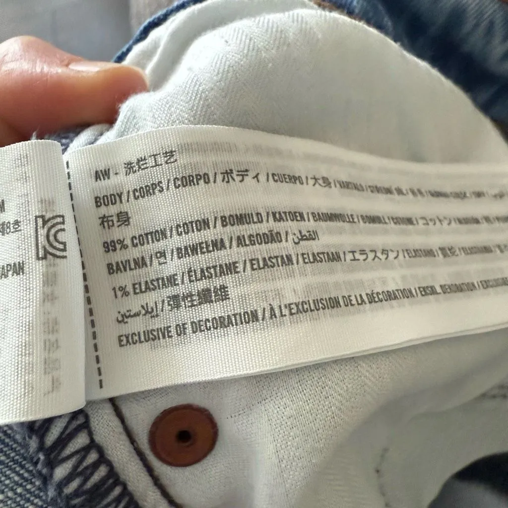 Abercrombie & Fitch Women’s 35 Plus Size Denim Mom Jeans High Rise - Image 5