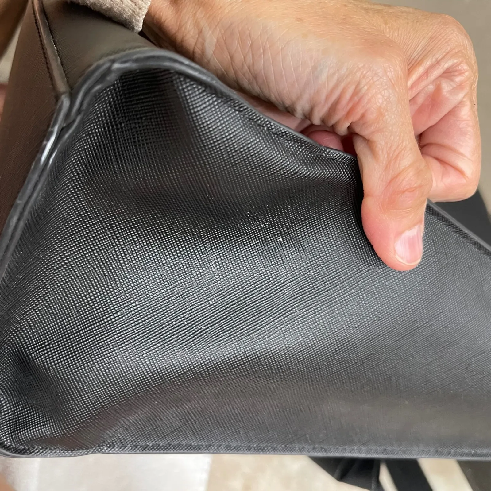 Ecosusi Black Satchel Crossbody Bag Bow Accent Women's Handbag Purse EUC - Image 8