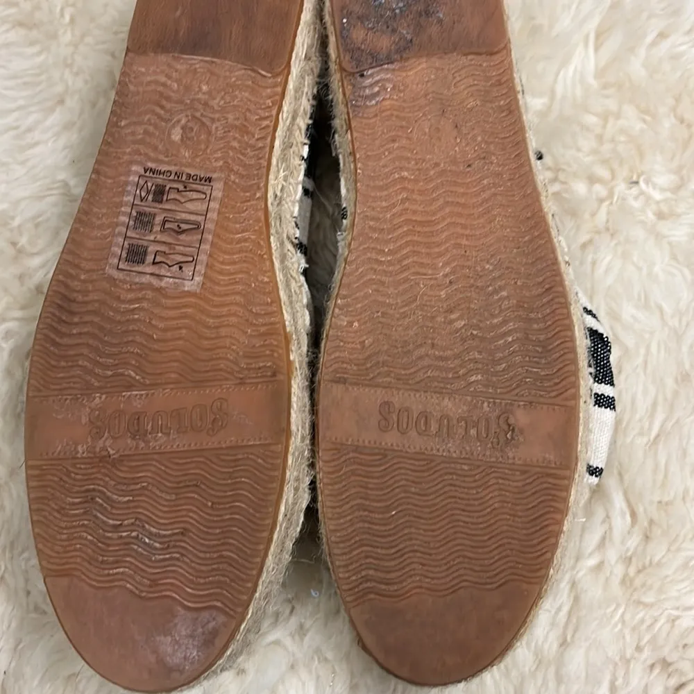 Soludos  Platform Striped Espadrilles 8 Flats - Image 6