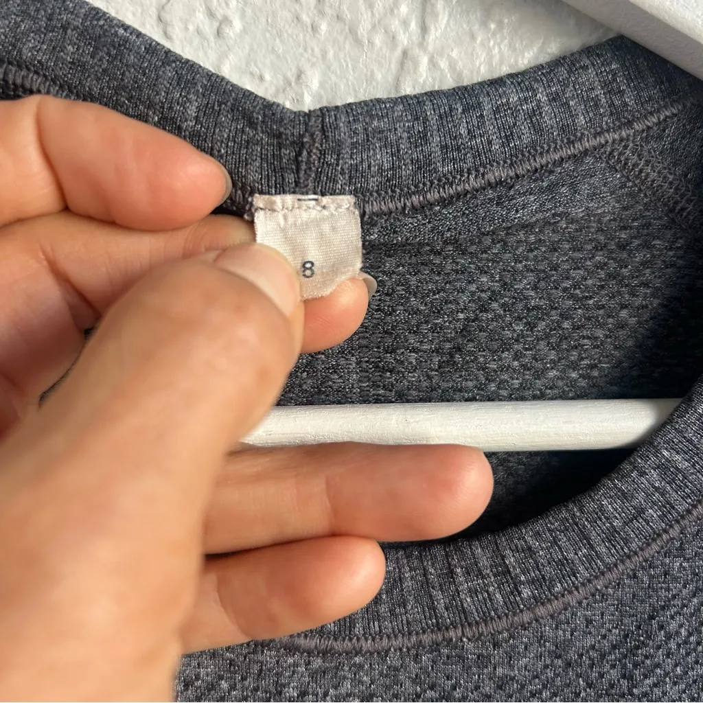 Lululemon Swiftly Gray Women's Athletic Top - Image 6