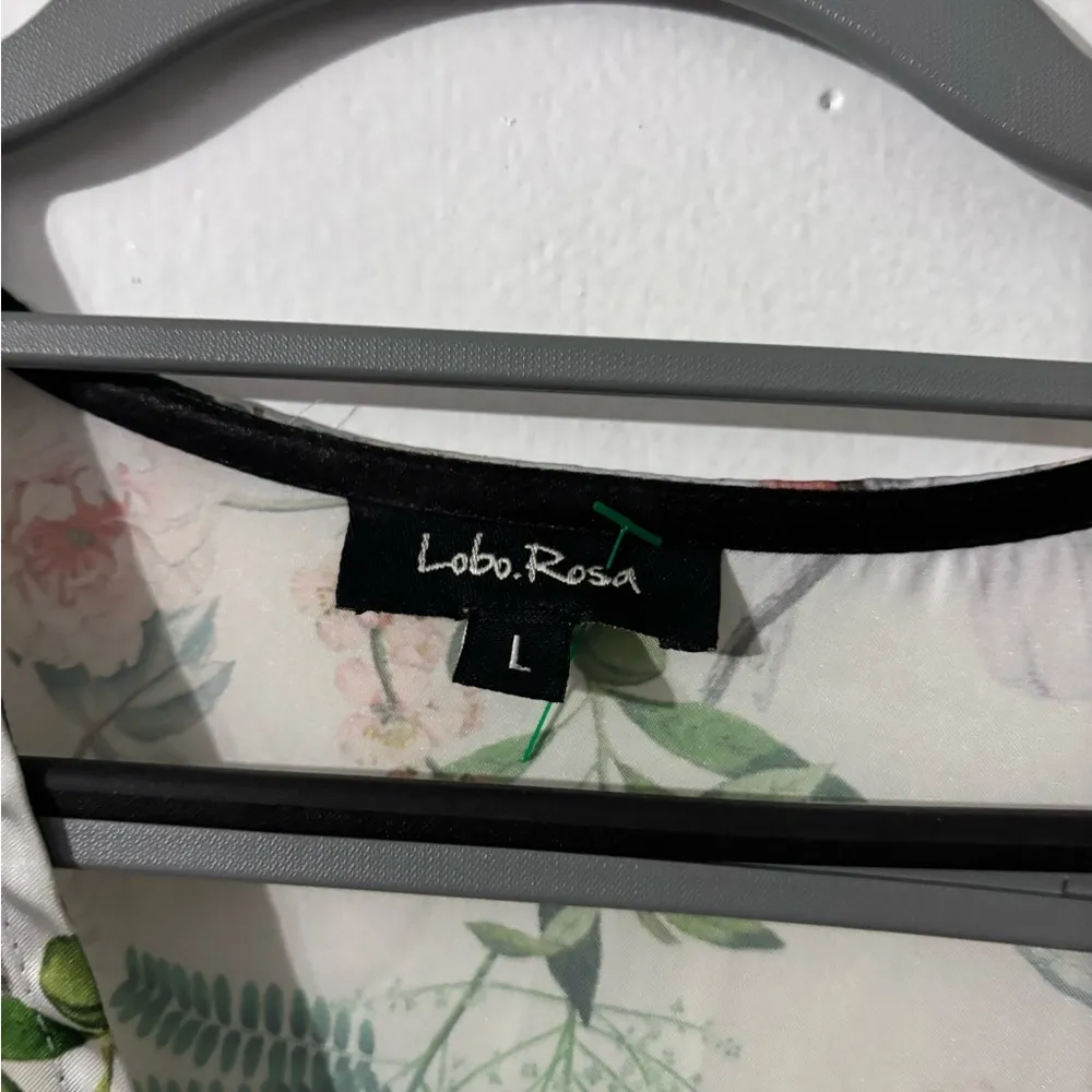 Lobo Rosa Long dress with puffed sleeves and two boleros at the bottom - Image 3