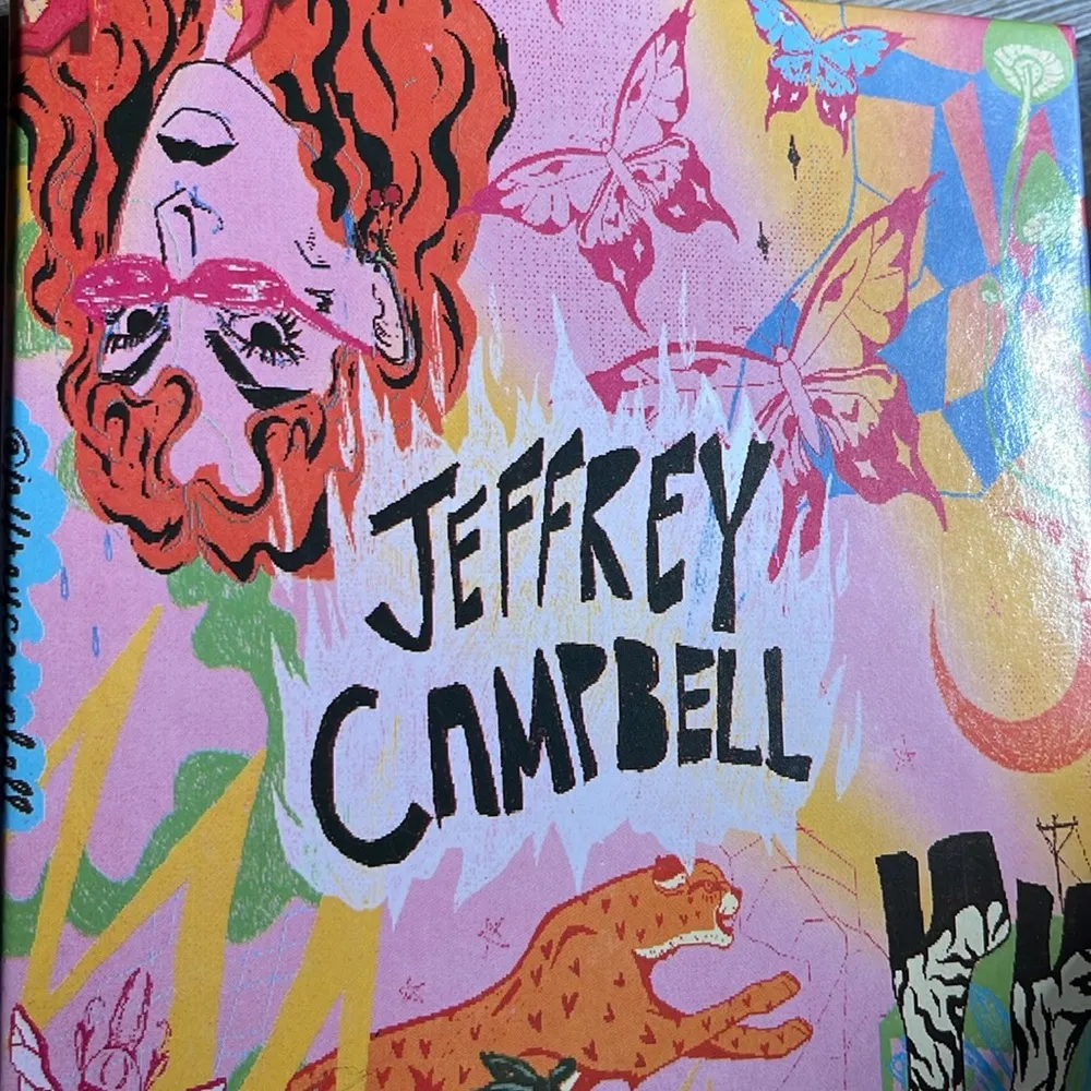 Jeffrey Campbell Leather & Faux Fur Dyed Mules/Slides Size 6.5M - Image 13