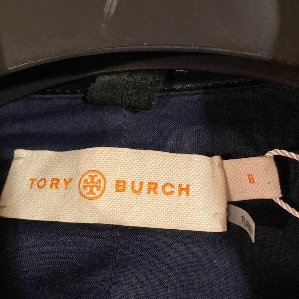 Tory Burch color block Leather & Suede Jacket Tristan 8 NWT - Image 6