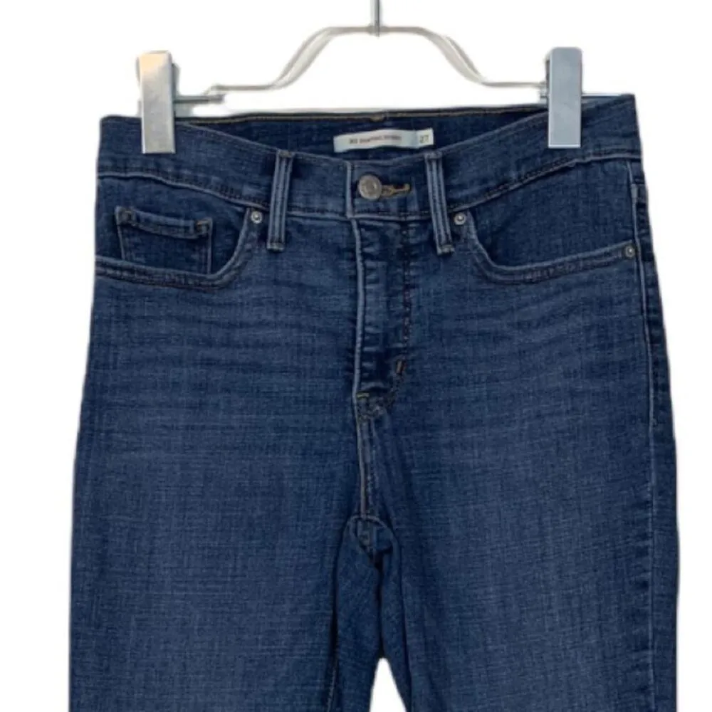 Levi’s Women's 311 Shaping Skinny Ankle Mid Rise Dark Wash Jeans Size 27 - Image 5