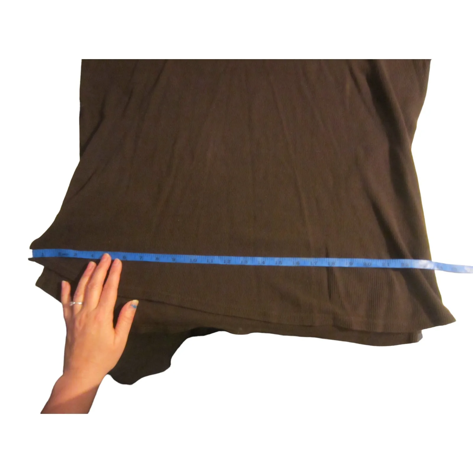 Rocawear Brown Long Sleeve Top Coin Trim Boho Style 3XL - Image 14